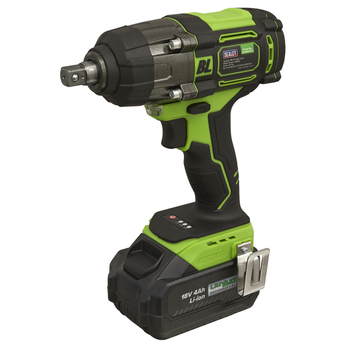 1/2"Sq Drive Cordless Brushless Impact Wrench 18V 4Ah | CP650LIHV