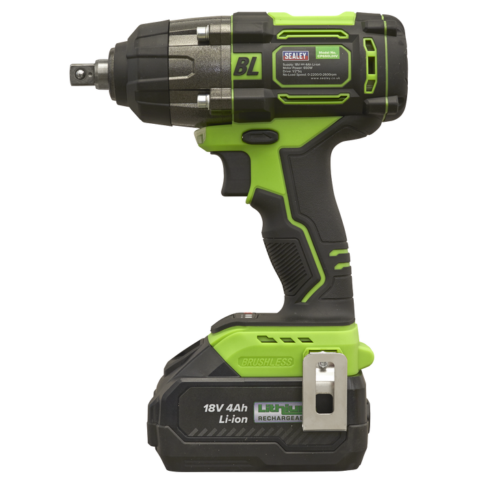 1/2"Sq Drive Cordless Brushless Impact Wrench 18V 4Ah | CP650LIHV