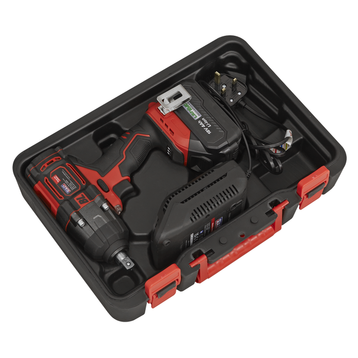 1/2"Sq Drive Cordless Brushless Impact Wrench 18V 4Ah | CP650LI