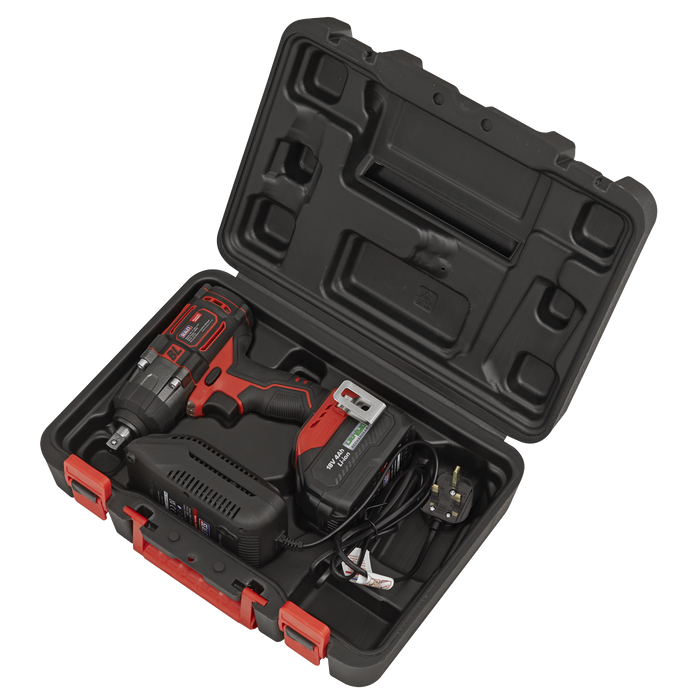 1/2"Sq Drive Cordless Brushless Impact Wrench 18V 4Ah | CP650LI