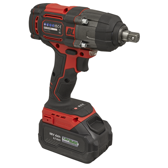 1/2"Sq Drive Cordless Brushless Impact Wrench 18V 4Ah | CP650LI