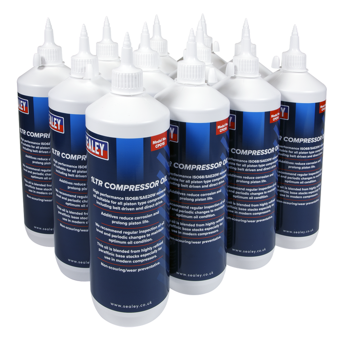 Compressor Oil 1L - Pack of 12 | CPO/1