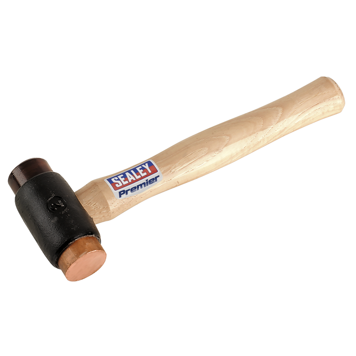 Premier Copper/Rawhide Faced Hammer with Hickory Shaft 2.25lb | CRF25