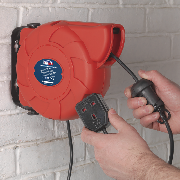 10m Retractable Cable Reel System 1 x 230V | CRM101
