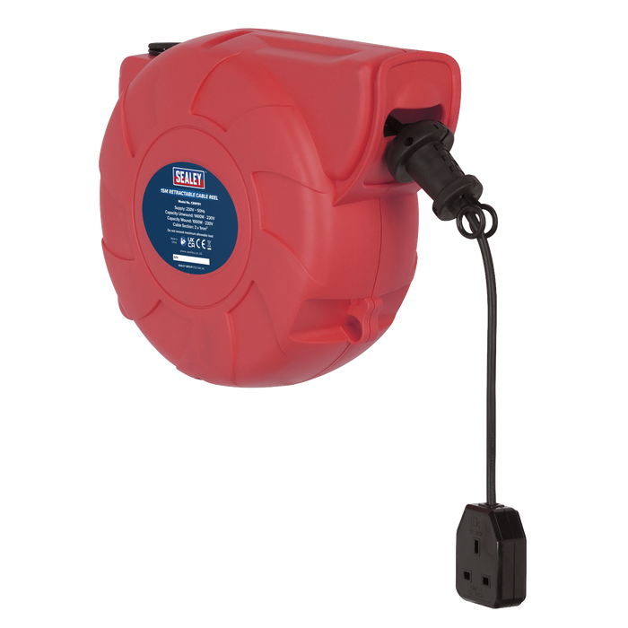 15m Retractable Cable Reel System 1 x 230V | CRM151
