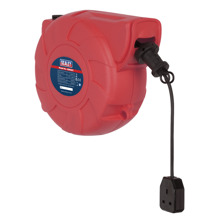 25m Retractable Cable Reel System 1 x 230V | CRM251