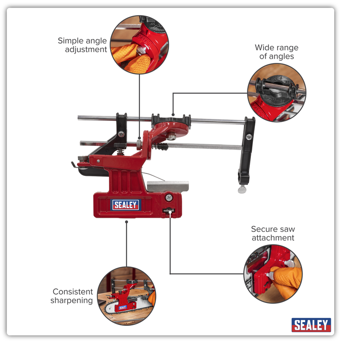 Bar Mounted Chainsaw Chain Sharpening Guide | CS02