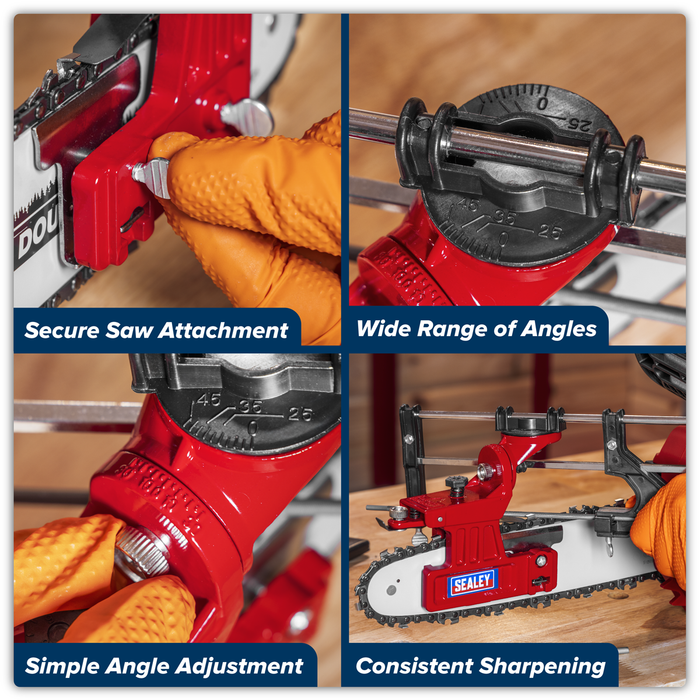 Bar Mounted Chainsaw Chain Sharpening Guide | CS02