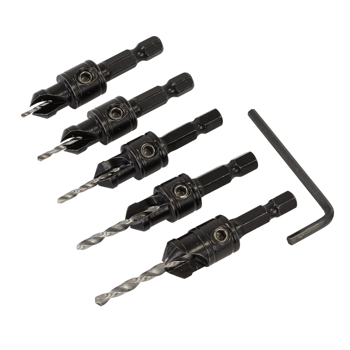 Countersink Drill Bit Set 5pc | CSSET5