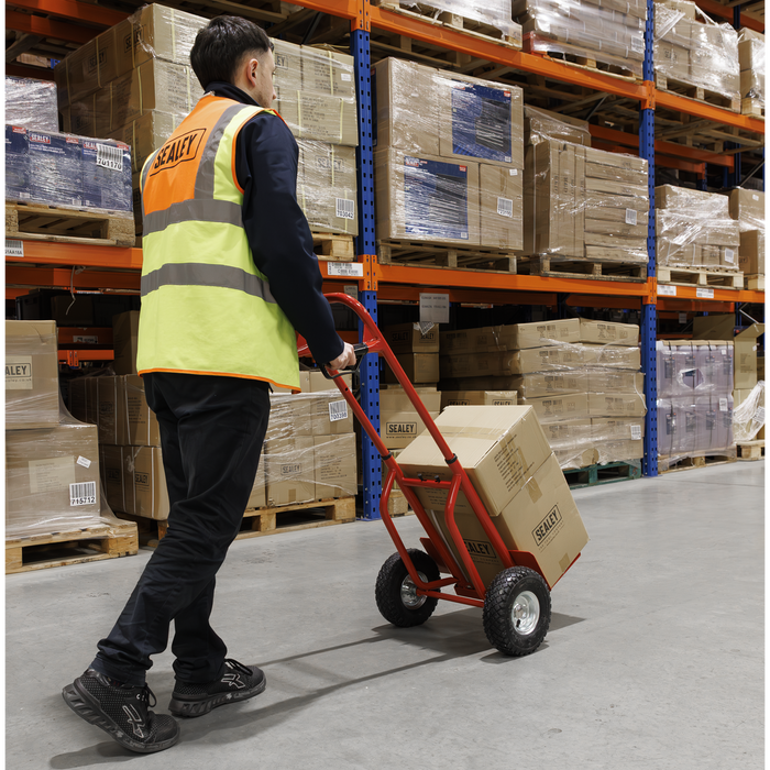 Folding Sack Truck with Pneumatic Tyres 200kg Capacity | CST801