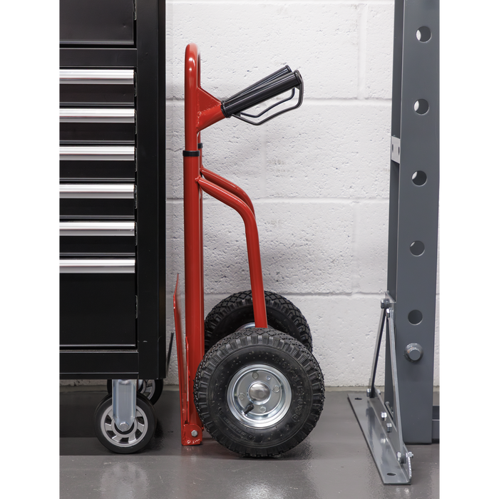 Folding Sack Truck with Pneumatic Tyres 200kg Capacity | CST801
