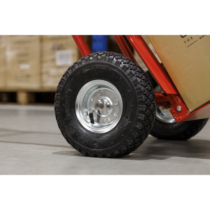 Folding Sack Truck with Pneumatic Tyres 200kg Capacity | CST801