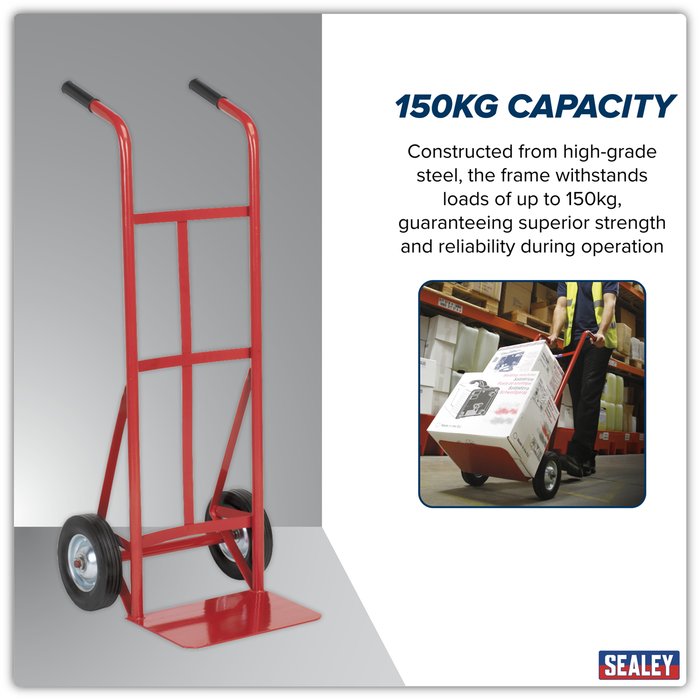 Sack Truck with Solid Tyres 150kg Capacity | CST983