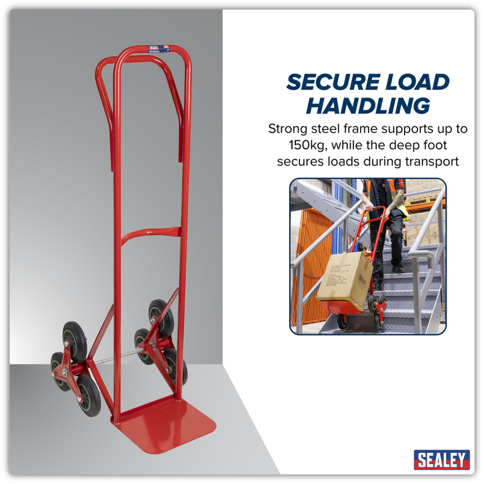 Stair Climbing Sack Truck with Solid Tyres 150kg Capacity | CST985