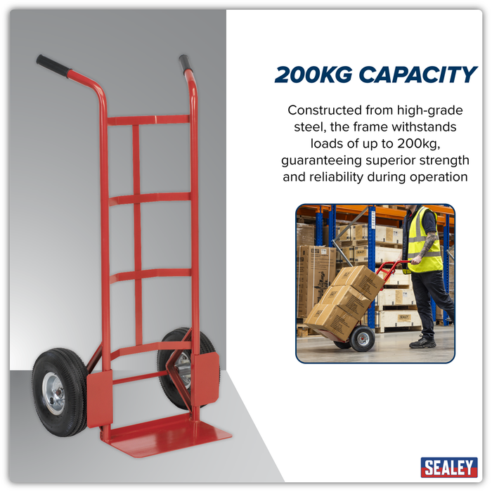 Sack Truck with Pneumatic Tyres 200kg Capacity | CST986