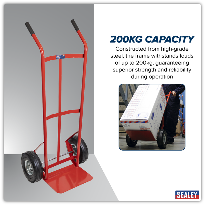 Sack Truck with Pneumatic Tyres 200kg Capacity | CST987