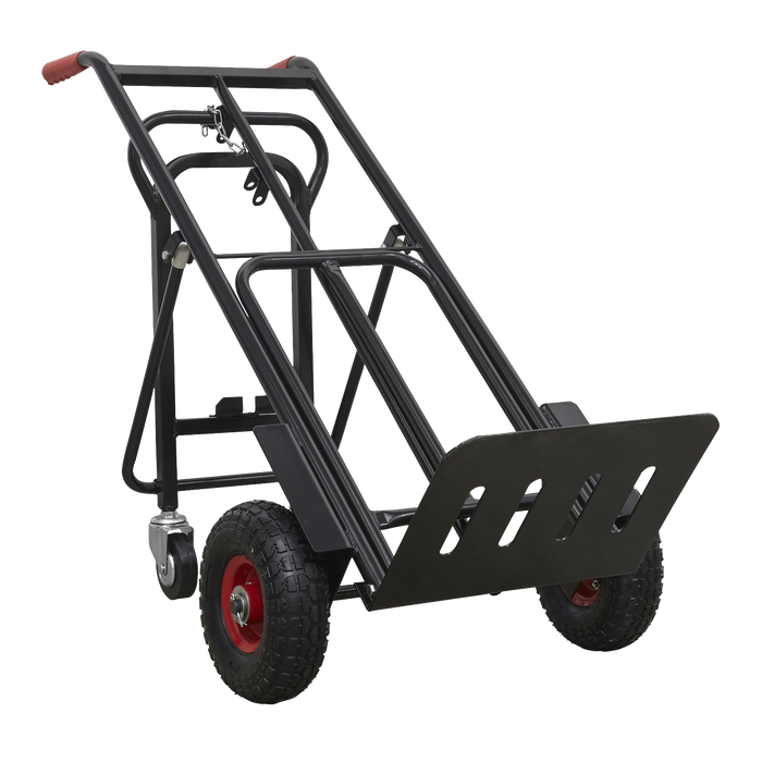 Premier Heavy-Duty 3-in-1 Sack Truck with PU Tyres 300kg Capacity | CST989HD