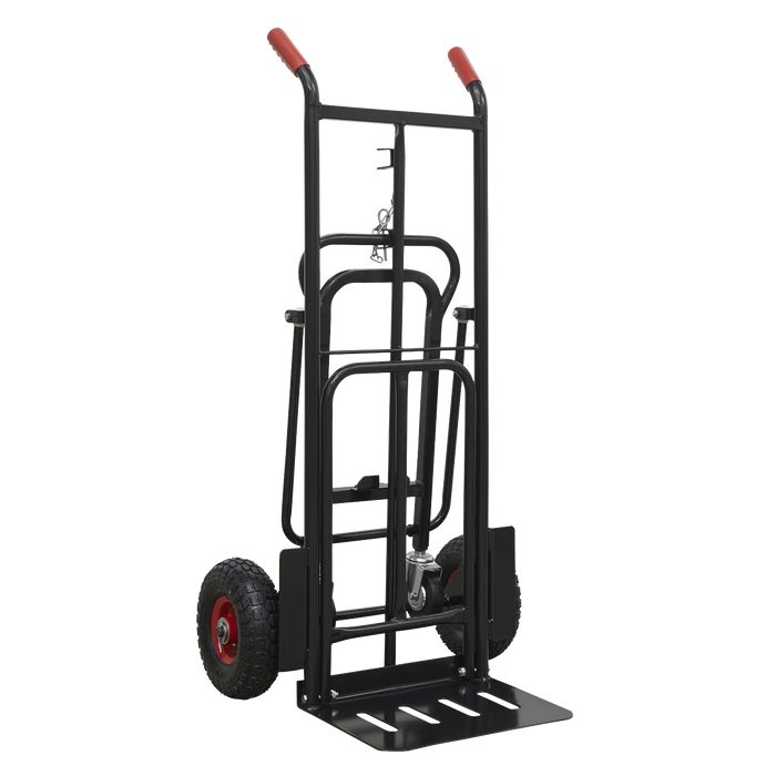 Premier Heavy-Duty 3-in-1 Sack Truck with PU Tyres 300kg Capacity | CST989HD