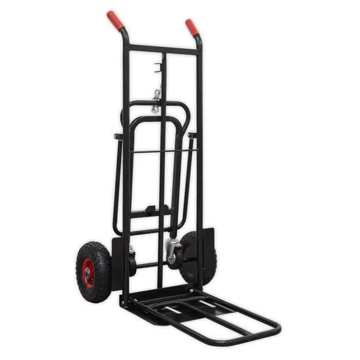 Premier Heavy-Duty 3-in-1 Sack Truck with PU Tyres 300kg Capacity | CST989HD