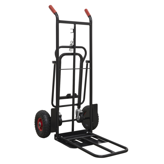 Premier Heavy-Duty 3-in-1 Sack Truck with PU Tyres 300kg Capacity | CST989HD