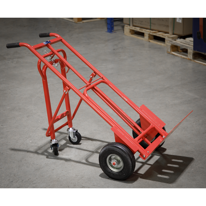 3-in-1 Sack Truck with Pneumatic Tyres 250kg Capacity | CST989