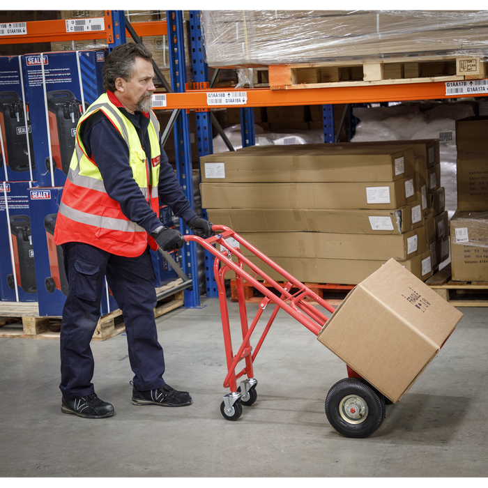 3-in-1 Sack Truck with Pneumatic Tyres 250kg Capacity | CST989