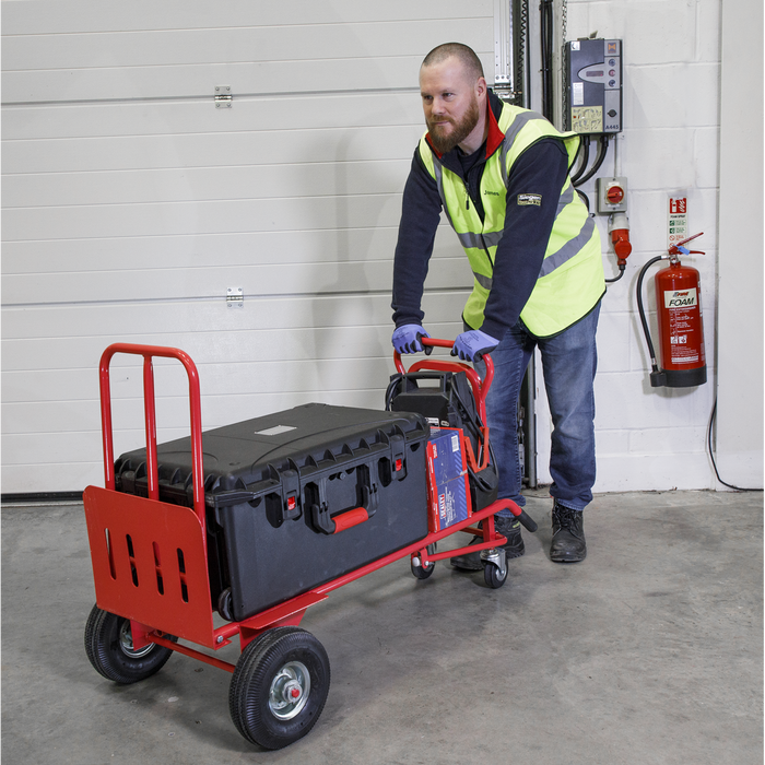 3-in-1 Sack Truck with Pneumatic Tyres 250kg Capacity | CST989