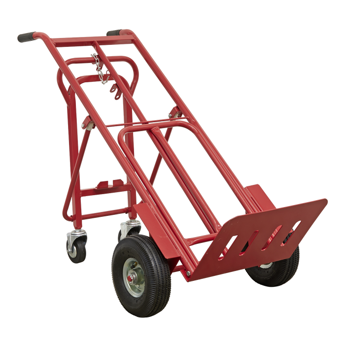 3-in-1 Sack Truck with Pneumatic Tyres 250kg Capacity | CST989
