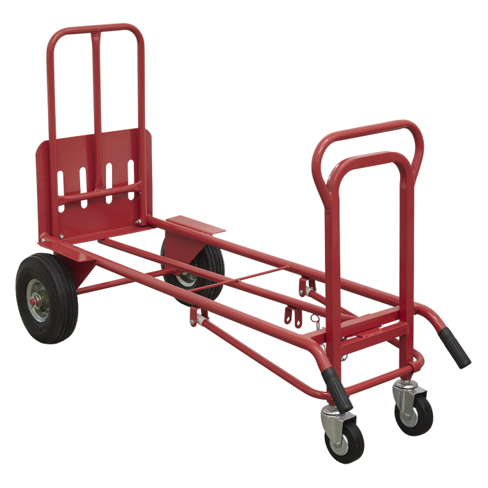 3-in-1 Sack Truck with Pneumatic Tyres 250kg Capacity | CST989