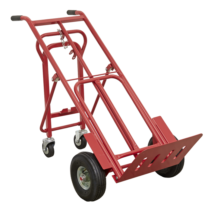 3-in-1 Sack Truck with Pneumatic Tyres 250kg Capacity | CST989