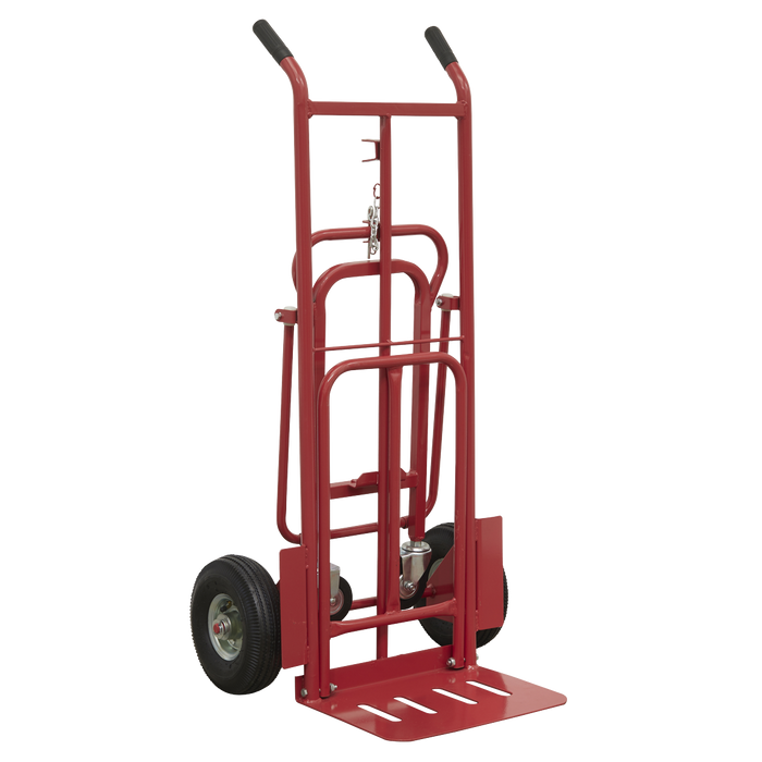 3-in-1 Sack Truck with Pneumatic Tyres 250kg Capacity | CST989