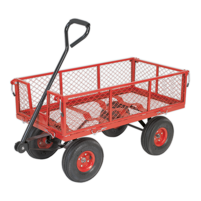 Platform Truck with Removable Sides & Pneumatic Tyres 200kg Capacity | CST997
