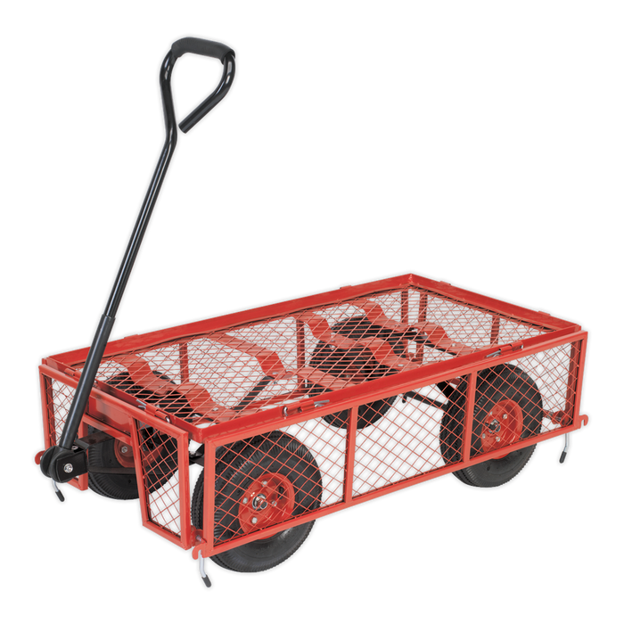 Platform Truck with Removable Sides & Pneumatic Tyres 200kg Capacity | CST997