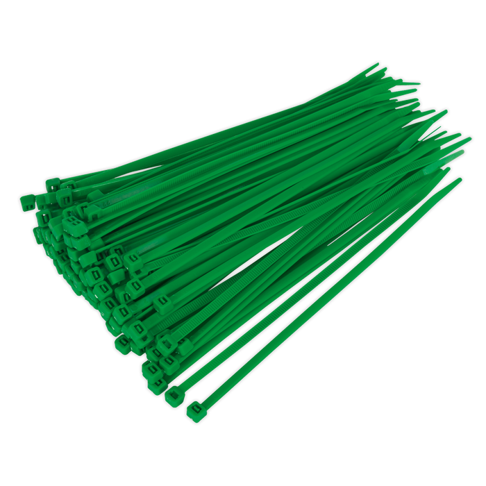 Cable Tie 200 x 4.4mm, Green - Pack of 100 | CT20048P100G