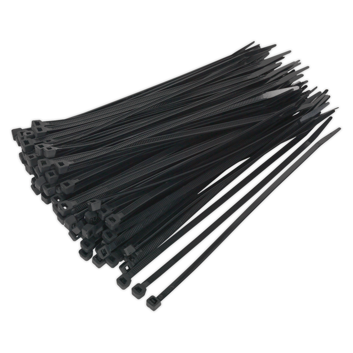 Cable Tie 200 x 4.8mm, Black - Pack of 100 | CT20048P100