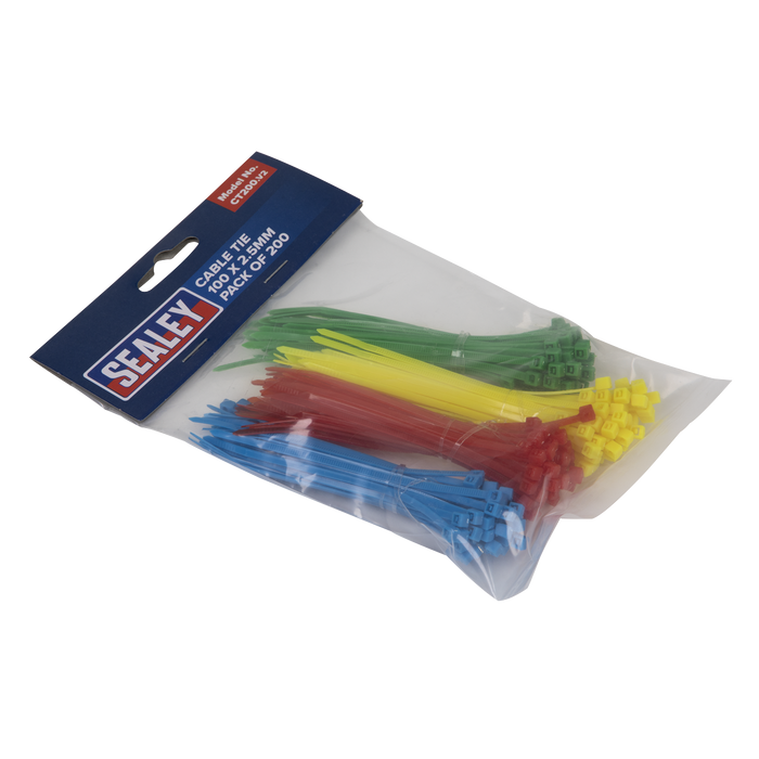 Cable Tie Assortment 100 x 2.5mm - Pack of 200 | CT200