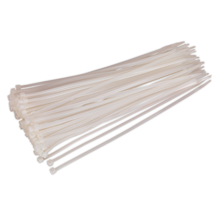 Cable Tie 300 x 4.8mm, White - Pack of 100 | CT30048P100W