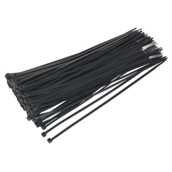 Cable Tie 300 x 4.8mm, Black - Pack of 100 | CT30048P100