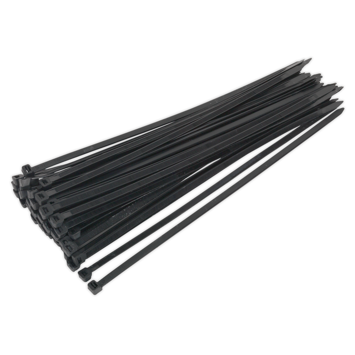 Cable Tie 350 x 7.6mm, Black - Pack of 50 | CT35076P50