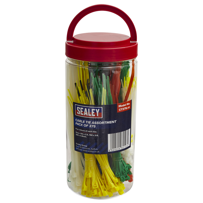 Cable Tie Assortment - Pack of 375 | CT375