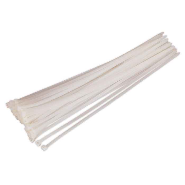 Cable Tie 450 x 7.6mm, White - Pack of 50 | CT45076P50W