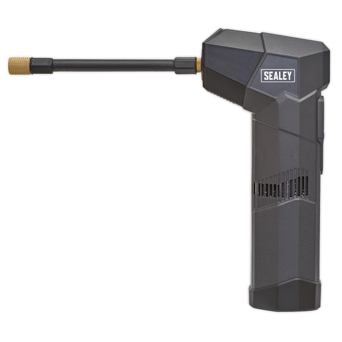 Compact Rechargeable Tyre Inflator & Power Bank with Worklight | CTI120