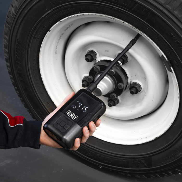 Tyre Inflator & Power Bank with Worklight Rechargeable | CTI130