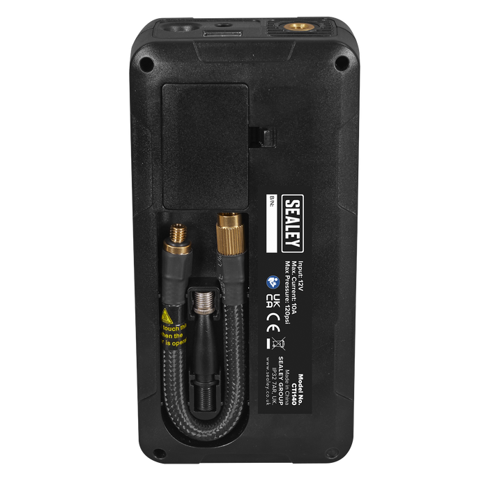 Rechargeable Tyre Inflator & Power Bank with Worklight 12V | CTI140
