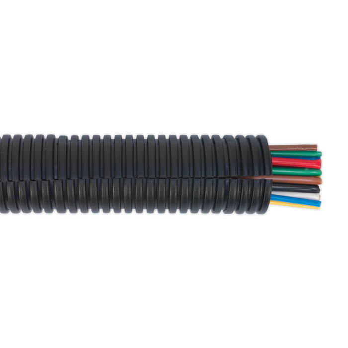 Split Convoluted Cable Sleeving Split 22-27mm 10m | CTS2210