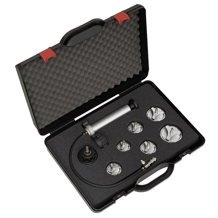 Commercial Cooling System Pressure Test Kit 7pc | CV0011