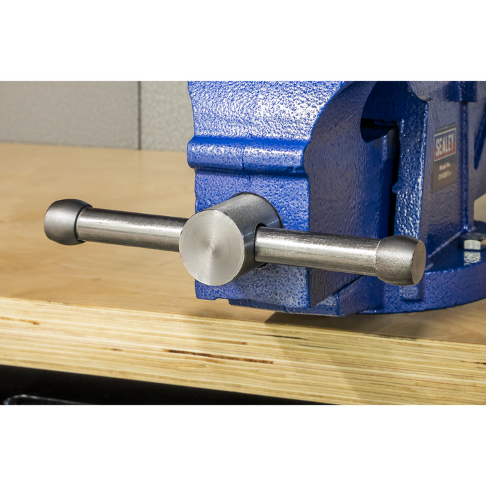 Professional Heavy-Duty Fixed Base Vice 125mm | CV125XT
