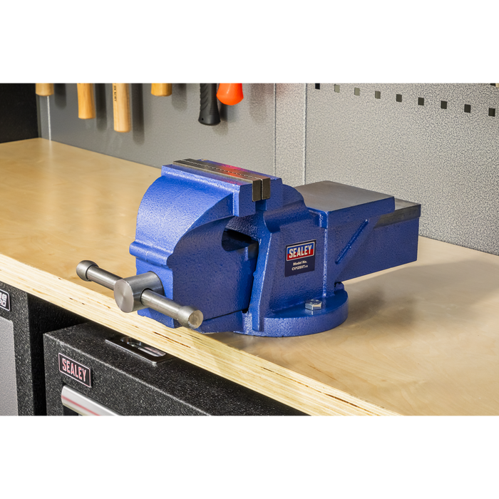 Professional Heavy-Duty Fixed Base Vice 125mm | CV125XT