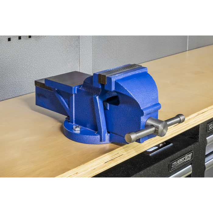 Professional Heavy-Duty Fixed Base Vice 125mm | CV125XT