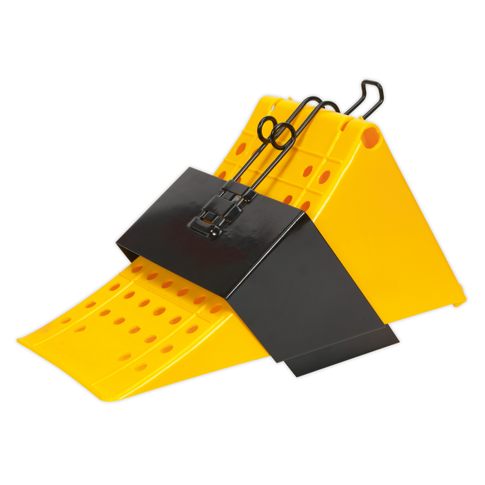 Commercial Wheel Chock with Bracket | CV127